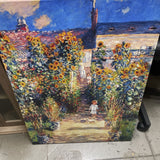 Claude Monet "The Artist's Garden" Canvas Print