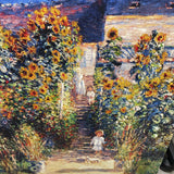 Claude Monet "The Artist's Garden" Canvas Print