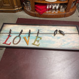 Framed Birds on a Wire LOVE Art
