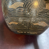 Terracotta Planter w/Swirl Design