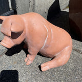 Large Ceramic/Terracotta Pig Statue