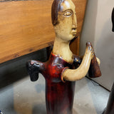 Large Ceramic Choir of Angels Statue