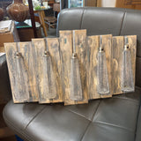 Rustic Bud Vase Wall Hanging