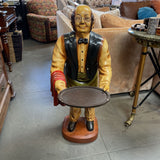 Waiter Resin Statue