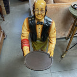 Waiter Resin Statue