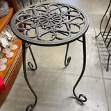 Cast Iron Outside Side Table/Plant Sand