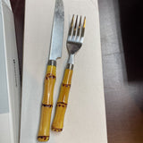 Bamboo Flatware Set-Incomplete