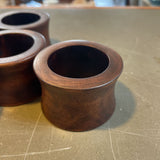 Wood Look Napkin Rings-Set of 6