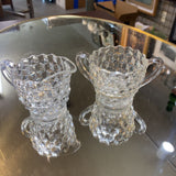 Glass Creamer & Sugar Set