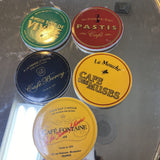 Set of 5 Fench Coasters
