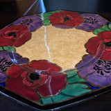 Vintage Regalware Poppy Plate