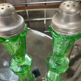 Depression Glass Salt & Pepper Set