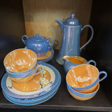 Japanese Lusterware Tea Set-15 Pieces