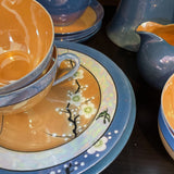 Japanese Lusterware Tea Set-15 Pieces