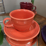 Fiesta Ware Teacups/Saucers
