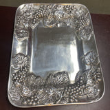 Pewter Tray w/Fruit Design