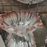 Pink Frosted Mikasa Tulip Bowl