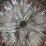 Pink Frosted Mikasa Tulip Plate