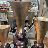 Modern Painted Wood Vase