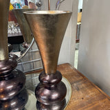 Modern Painted Wood Vase