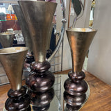 Modern Painted Wood Vase
