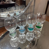 Czech Bohemia Crystal Colored Base Glass
