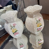 Belleck Ireland Roses Vase