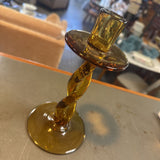 MCM Twisted Stem Candlestick Holder