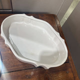 Abingdon USA Scalloped Edge Dish