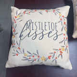 Christmas Pillow - Mistletoe or Holiday