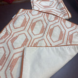 Geometric Embroidered Throw Pillow Cover
