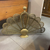 Vintage Brass Fireplace Screen