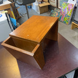 Wood Tray Stand w/Side Pocket (as is)