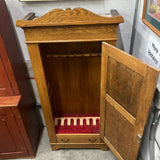 Vintage Gun Cabinet w 1 Drawer