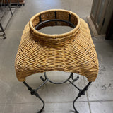 Rattan & Metal Plant Stand