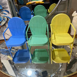 Mini Metal Chairs (Clam Shell Design)