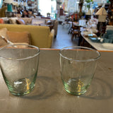 Green Glass Votives