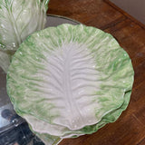 Set of 6 Cabbage Plates w/Pitcher
