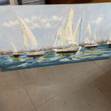 Large Sailboat Painting