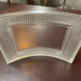 Crystal Curved Tabletop Picture Frame w/Plastic Cover