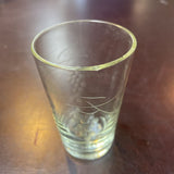 Etched Juice Glass