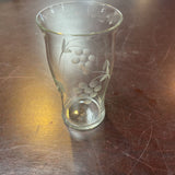 Etched Juice Glass
