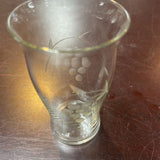 Etched Juice Glass