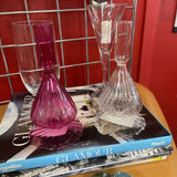 Fluted Glass Candlestick