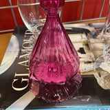 Fluted Glass Candlestick
