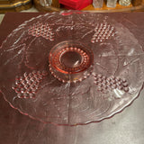 Vintage Depression Glass Cake Stand