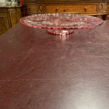Vintage Depression Glass Cake Stand