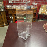 Large Square Glass Vase
