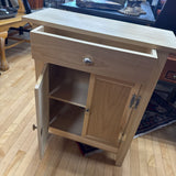 Unfinished 1 Drawer/2 Door Side Table or Nightstand