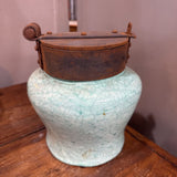 El Plato Cov'd Mexican Pottery Chocolate Jar